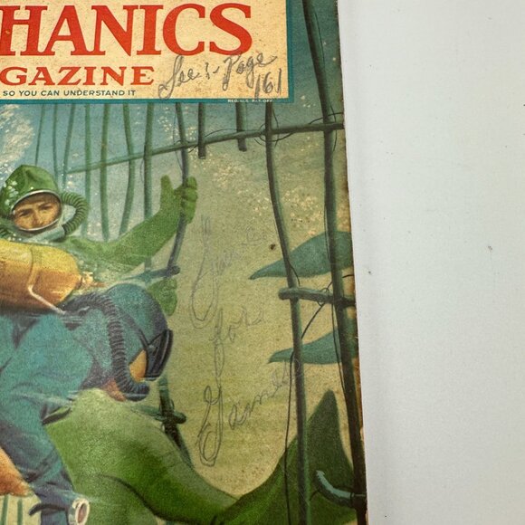 Popular Mechanics Magazine August 1951 "51 Cadillac" Diving Cover - Picture 3 of 5